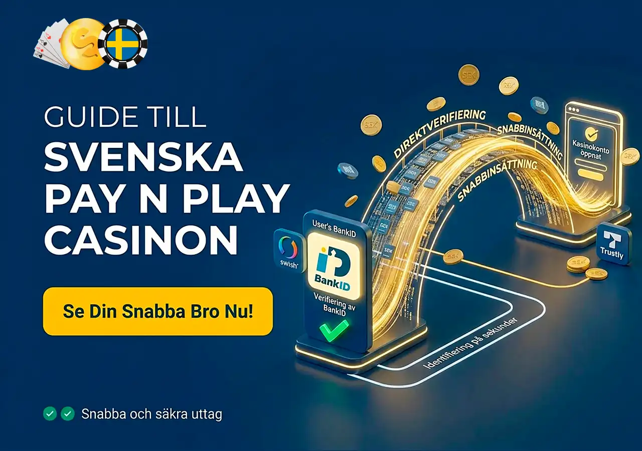 Hur casino utan konto fungerar med direkt BankID inloggning