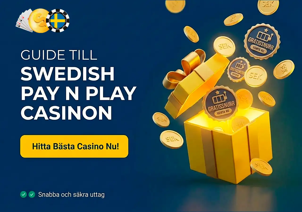 Casinobonusar utan omsattningskrav och freespins i Sverige